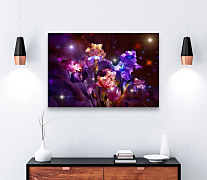 Obraz Kvetinové trblietky Gladiol zs1247